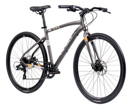 Bicicleta  Straat S10 Talle 19 Color Gris Naranja