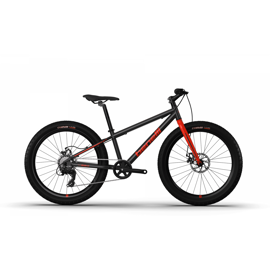 Bicicleta  M22 4.0 Adv Aluminio R24 Dgr Gris Y Rojo