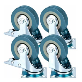 4 Ruedas Para Muebles Giratorias