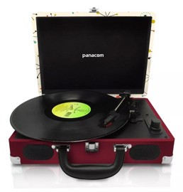 Tocadiscos Lp8804 Bluetooth Snow Bateria Recargable