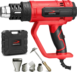 Pistola De Calor 2000W 600ºc Maletin + Acc Pc2000k