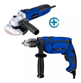 Combo Amoladora Ag720k 115Mm 720W + Taladro Tp700k 1...