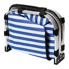 Canasta Termica Rayada Grande Plegable Picnic Alumin...