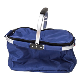 Canasta Lunchera Termica Plegable Picnic Azul