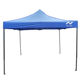 Gazebo 3X3 Plegable Impermeable Acero  Gp02 Azul