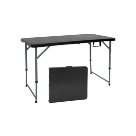 Mesa Picnic Plegable 1,20 Mts Negra