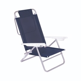 Reposera Summer  Reclinable Plegable Azul Marino 002...