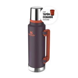 Termo Clasico 1.4Lts Asa Plegable Plum
