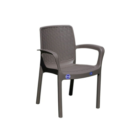Silla Plást Capuchino Tipo Ratan Guinea Siguineach