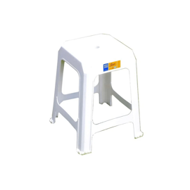 Banquito Apilable Blanco 36Cmx36cmx45cm Titanbl