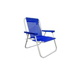 Reposera Plegable Niño Azul De Caño 40500