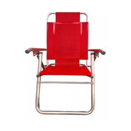 Reposera Plegable 5 Posiciones Rojo 80000