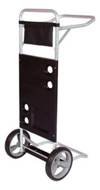 Carrito De Playa De Aluminio Negro  002595 Color Neg...