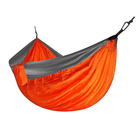 Hamaca De Camping Doble 3M X 2M Color Naranja Hcd01