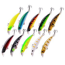 10 Señuelos De Pesca  Cebo Artifical De Pez