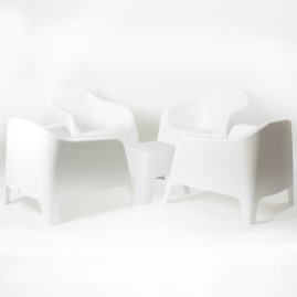 Set De 4 Sillones Skarpo + Mesa/Banco Doble Función ...