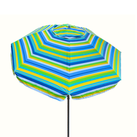 Sombrilla Reclinable Rayas 2Mts Diametro Rs0520D