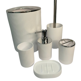 Kit De Accesorios Para Baño  C04335mi Blanco