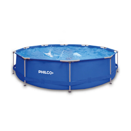 Pileta De Lona Redonda Estructural 6125 Litros Faci...