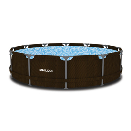 Pileta De Lona Redonda Estructural  6765 Litros Faci...