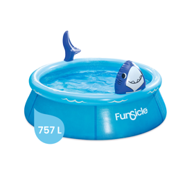 Pileta Inflable P10u06200 Armado Facil Tiburon