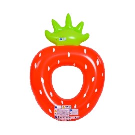 Colchoneta Inflable  Aro Frutilla Rojo