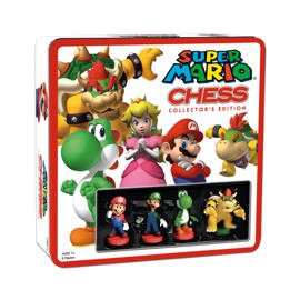 Set De Ajedrez Super Mario Con 32 Piezas De Escultu...