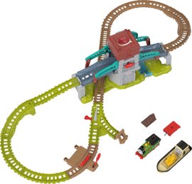 Set De Tren De Juguete  Talking Bulstrode Con Puente
