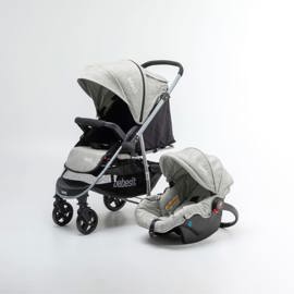 Coche Travel System Aeris Gris Claro 1390TsE