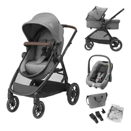 Cochecito Zelia S Trio 3 En 1 Grey 