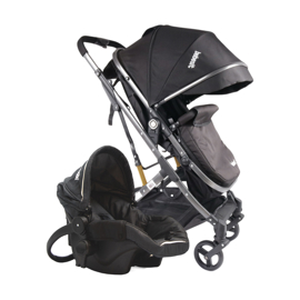 Cochecito Travel System Homy Negro