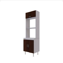 Organizador De Cocina Simple Blanco Y Wengue