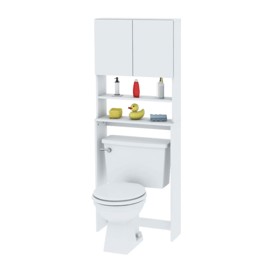 Respaldo De Inodoro Blanco