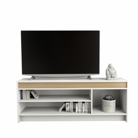 Rack Mesa Para Led Tv 1150 Melamina Minimalista Ever...