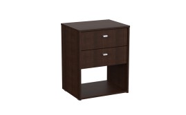 MESA DE LUZ NATURE 2 CAJONES WENGUE