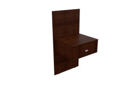 Panel Con Mesa De Luz Flotante Benethon Wengue