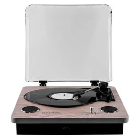 Tocadiscos Madera Bluetooth Portátil 3 Velocidades ...