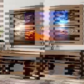 Rack Y Panel Modular Para Tv  Miami 1 Puerta Hasta 6...