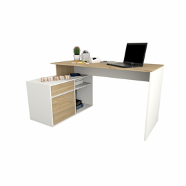 Escritorio Pc Funcional Con Mueble Bajo Melamina 304...