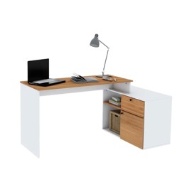 Escritorio Milan Blanco Paraiso Ancho 168Cm