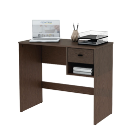 Escritorio  Roma Melamina De 90X76x44cm Wengue