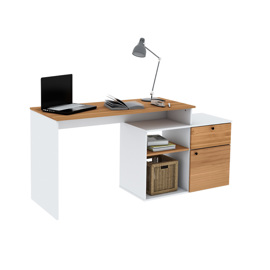 Escritorio Milan Blanco Paraiso Ancho 168Cm