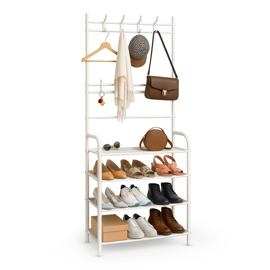 Perchero Organizador Zapatero 4 Niveles Colgador Ro...