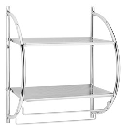 Organizador De Baño Repisa P/Toallas 2 Estantes