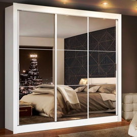 Placard  3 Puertas Corredizas Con Espejos 170X205x51...