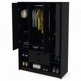 Ropero Placard 4 Puertas 2 Cajones  Libe40n