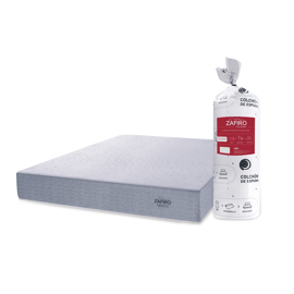 Colchón De Resortes Queen Size Express Hybrid 160X2...