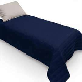 ColchaCubrecama Quilt King Size Color Azul