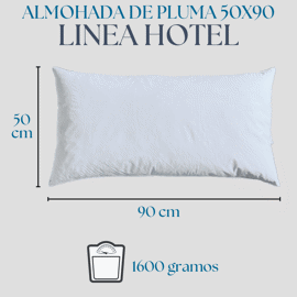 Almohada Pluma Duvet 50X90 Linea Hotel