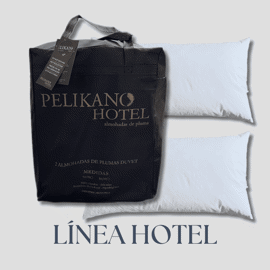Pack 2 Almohadas De Pluma Duvet 50X90 Línea Hotel